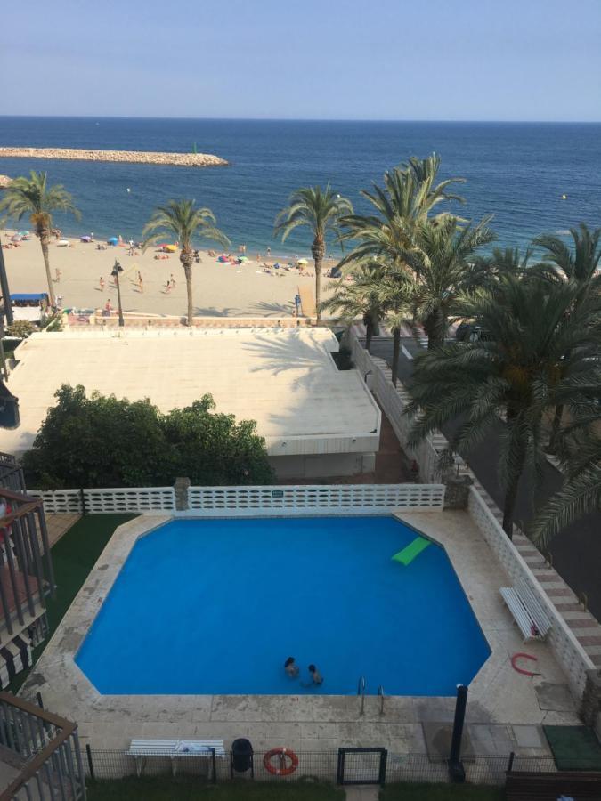 Apartamento Con Vistas Al Mar. Primera Linea De Playa. Агуадулсе Екстериор снимка
